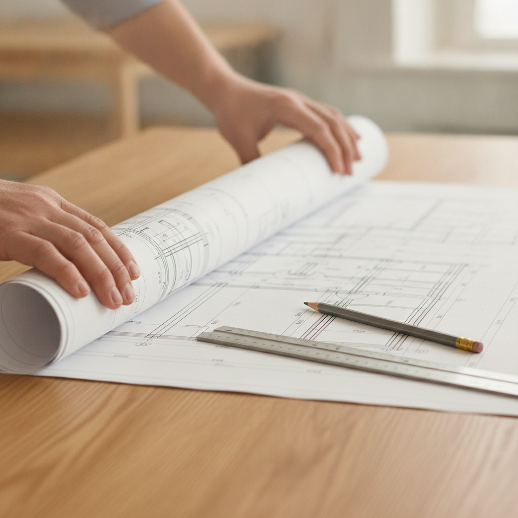 Structural drawings at BTA