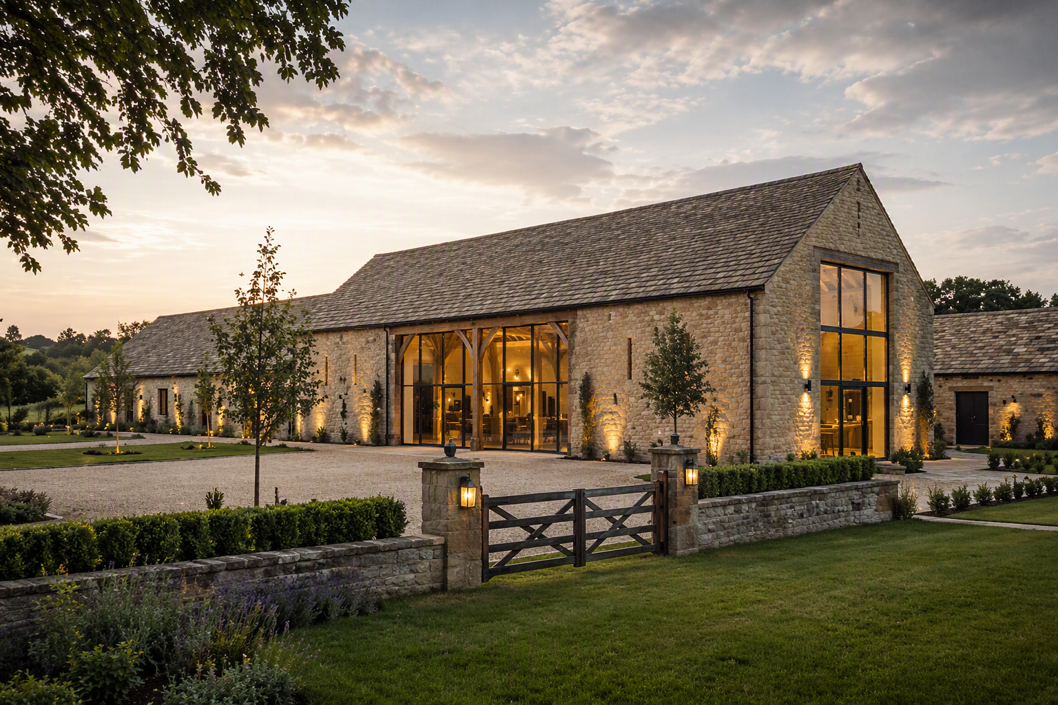 Peak District Wedding Venue, Barn-Inspired Development